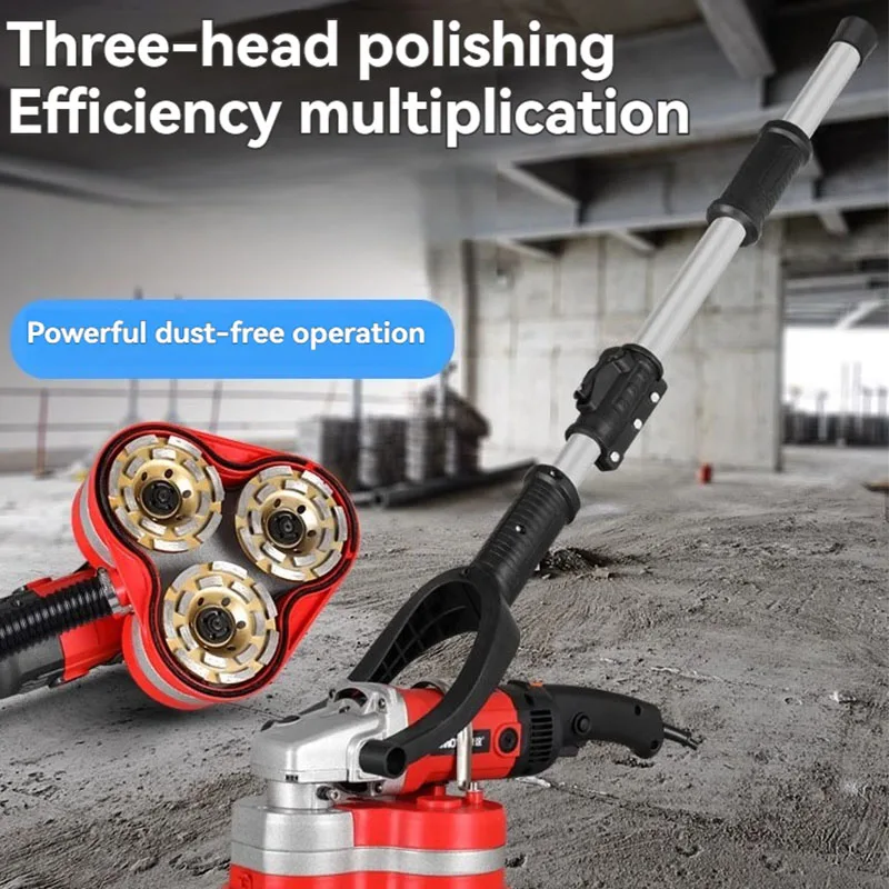 Concrete Wall Rough Grinder Wall Grinding Machine Epoxy Paint Floor Grinding machine Dust-free Clean Ground Grinding Machine