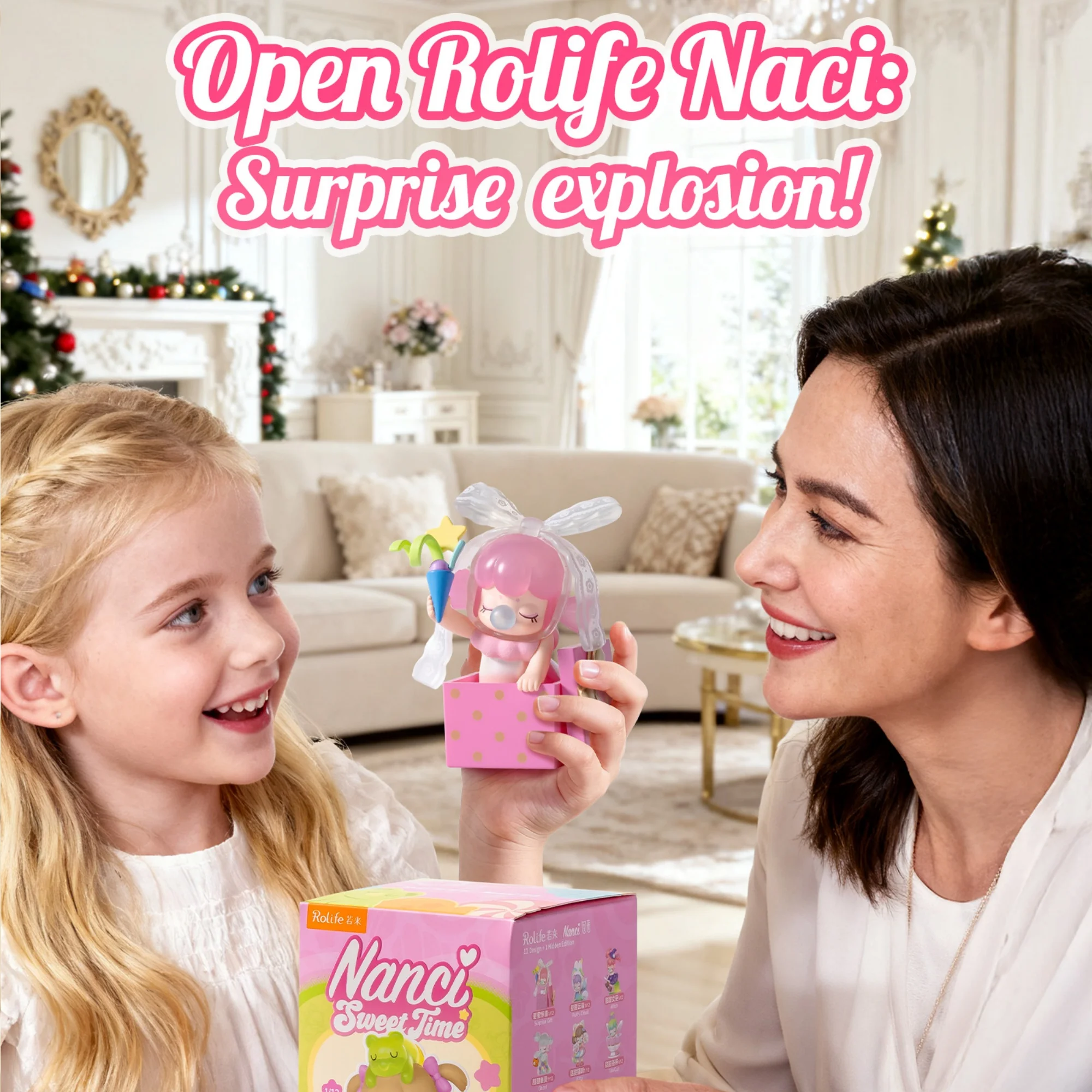 Rolife Nanci Blind Box Nanci's Sweet Time Action Figure Collectible Doll Toys Surprise Box for Kids Friends Adults - view 6