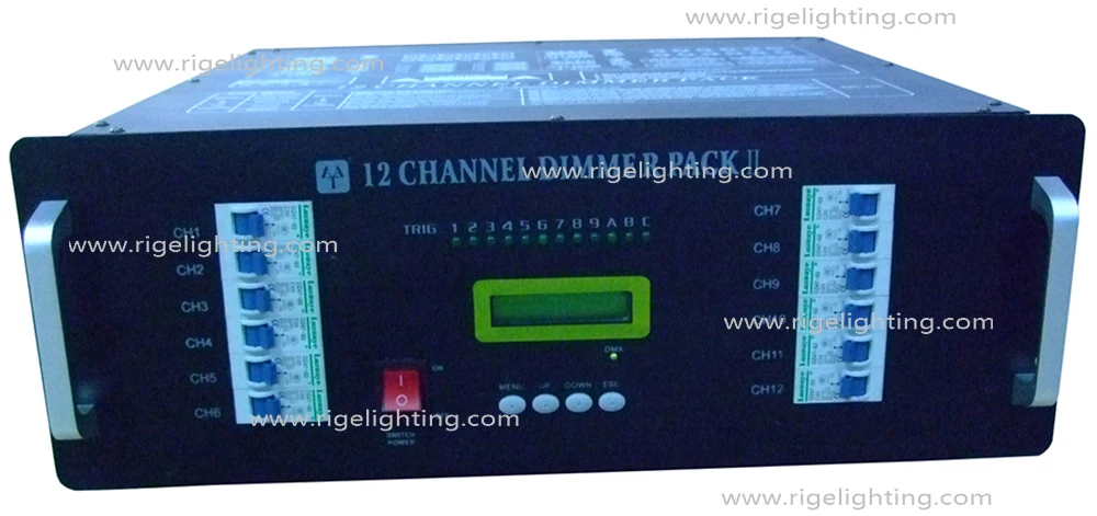 12CH 2KW  4KW stage digital dimmer 220V/110V  power pack for dj lighting