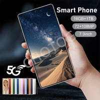 2025 Original Smartphone 5G SMS 25 Ultra 7.3HD  Android Cell Phone 7800mAh Mobile Phones 16GB+1TB Global Cellphones Dual SIM