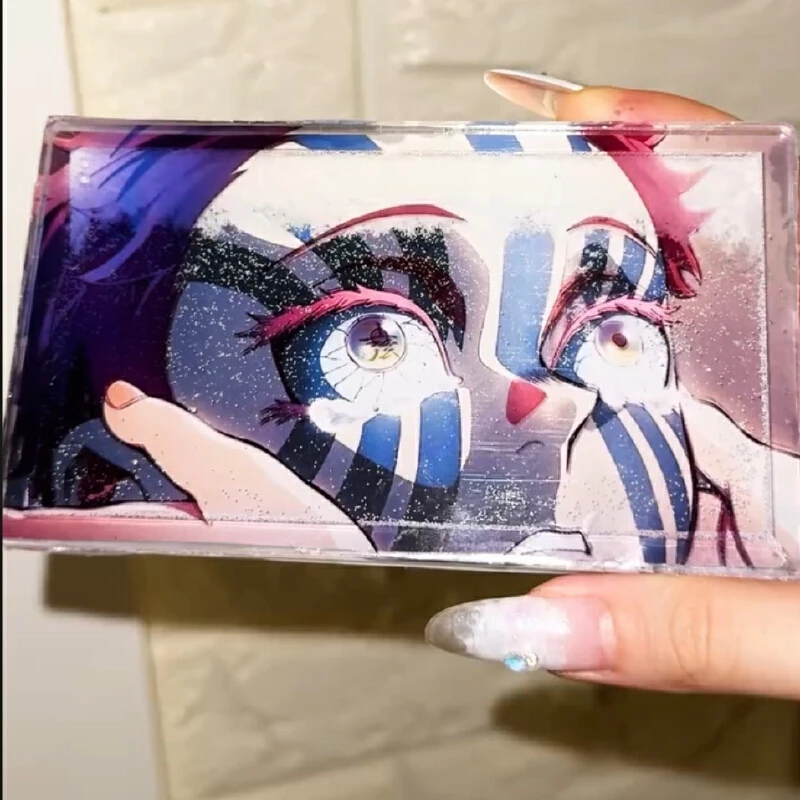 Doujin Liquid Shaker & Glitter Card Of Akaza'S Transformation From Demon  Slayer