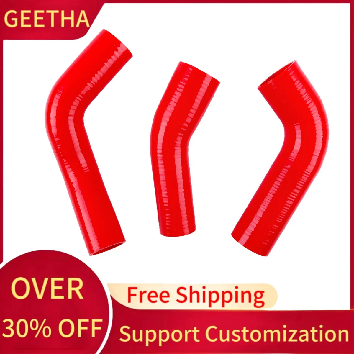 For Toyota LandCruiser FJ40 FJ45 4.2 2F (80-84) Silicone Radiator Hose Set 1980 1981 1982 1983 1984