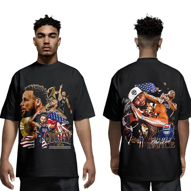 

Футболка Homage Tees свободного кроя из хлопка с принтом персонажей, в стиле ретро, уличная мода, молодежная, летняя, антибактериальная