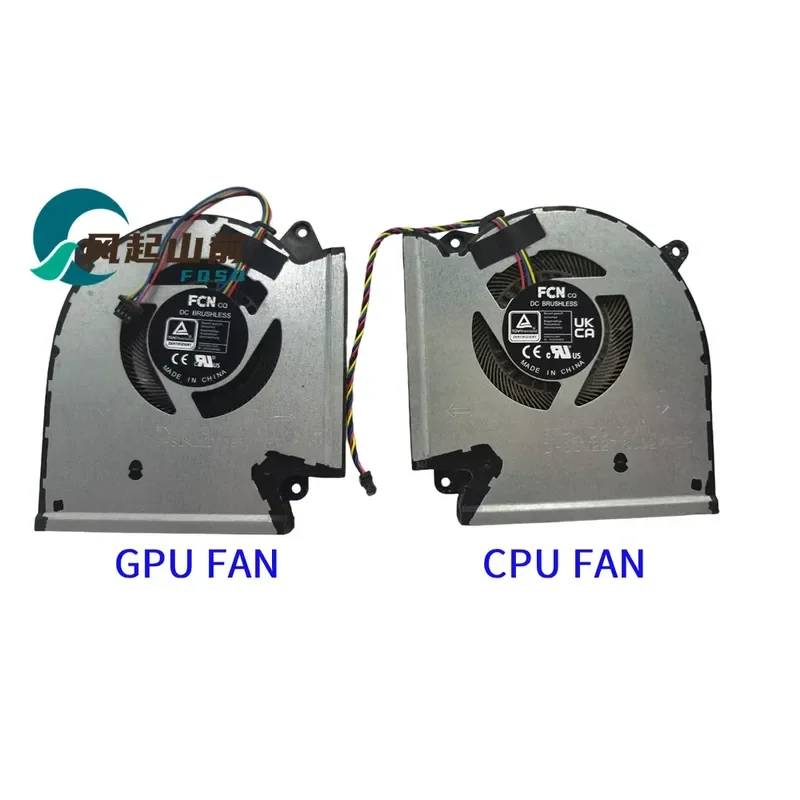 Cooling Fan for ASUS ROG Strix Gunner 6 Plus G533Q G513QR G713QR G733QS Laptop CPU GPU Cooler Replacement Parts