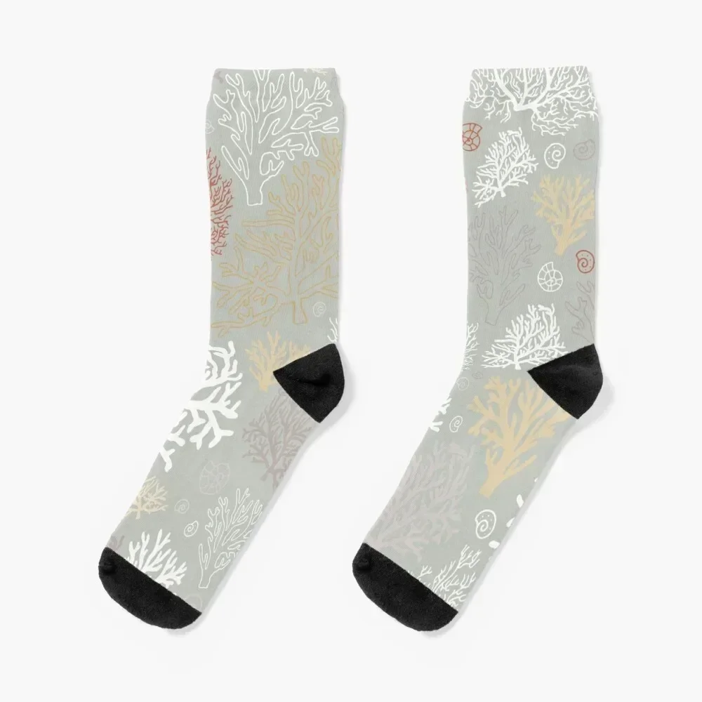

Ocean corals Socks with print new in's funny gifts halloween Men Socks Luxury Brand Women's
