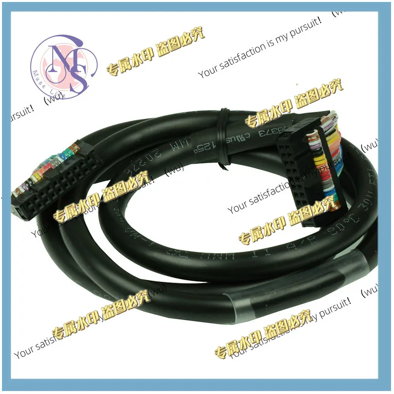 1M PLC module IDC breakout board Round cable, pre-assembled, unshielded, variable length
