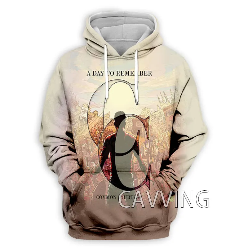 CAVVING 3D Printed  A-Day-To-Remember  Hoodies Hooded Sweatshirts Harajuku  Tops Clothing for Women/men