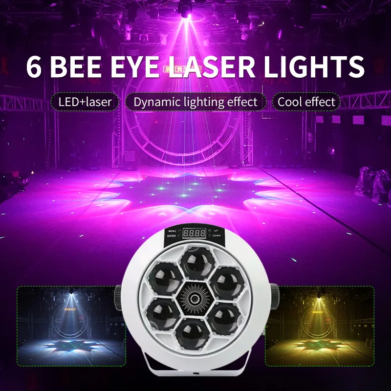 RGB Beam Laser Light Stage Beam Lights DMX512 Laser Beam Effect DJ Disco Stage Lighting for Dance Party Wedding  Bar Club Lights