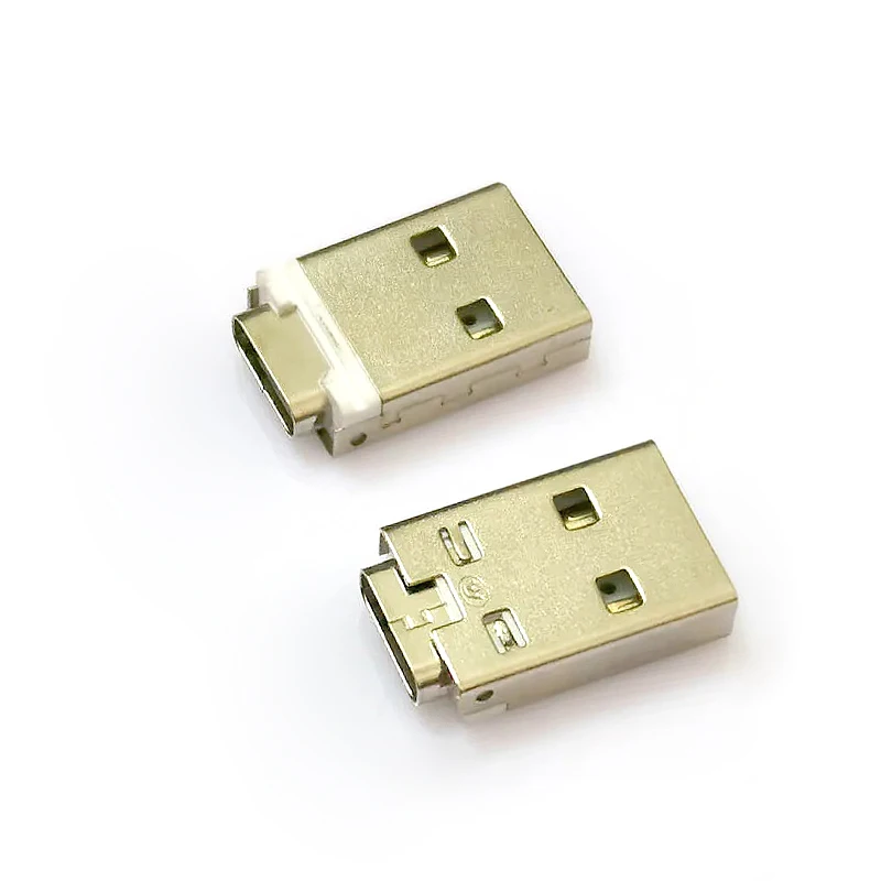 

2PCS OTG Adapter USB A Type Male To USB 3.1 Female Fas Charging Converter USB To Type-C Plug USB C Connector Accessory