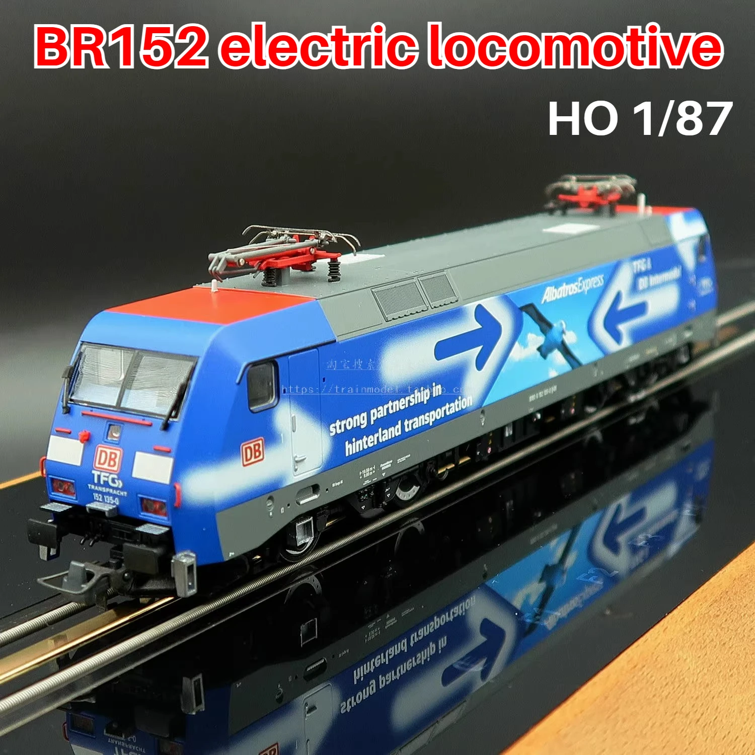 

ROCO HO Тип 1/87 Игрушечный поезд BR152 Электрический локомотив Альбатросс с цифровыми звуковыми эффектами 73169 Модель поезда Игрушка для мальчика в подарок