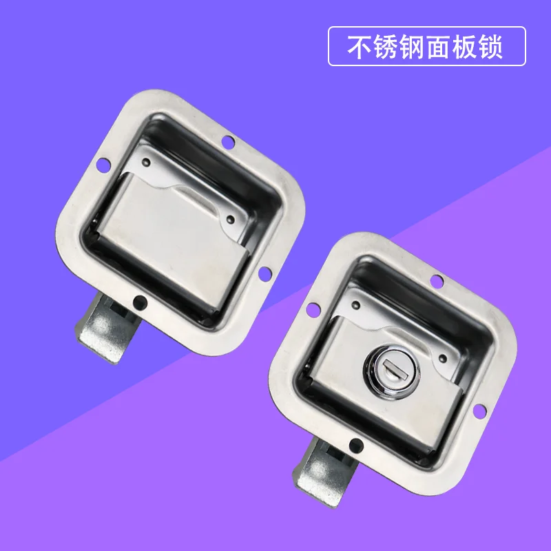 

Square Panel Lock 304 Stainless Steel Rv Trailer Door Lock Engineering Vehicle Toolbox Electrical Cabinet