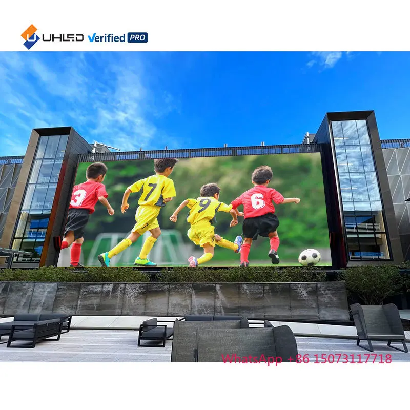 P6.67 شاشة LED مخصصة سطوع عالية 960x960mm شاشة LED للإعلان التجاري في الهواء الطلق شاشة عرض LED