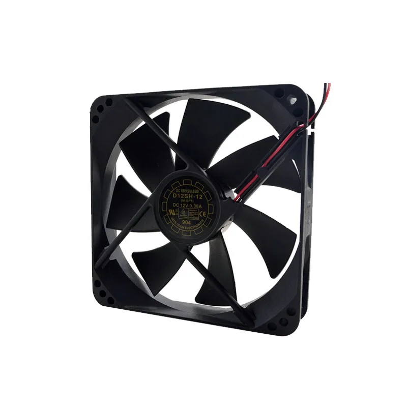 

НОВЫЙ ОРИГИНАЛЬНЫЙ D12SH-12 12 В 0,30 А 12025 120*120*25 мм 12 см ОХЛАЖДАЮЩИЙ ВЕНТИЛЯТОР