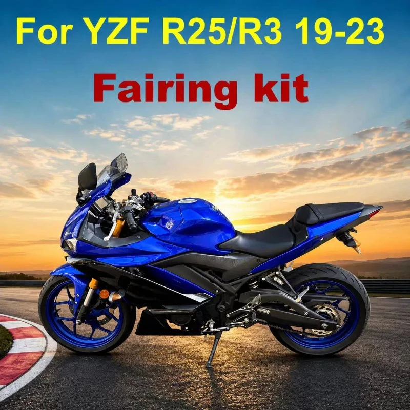 YZF R3 2019 2020 2021 2022 2023 YZF-R25 YZF-R3 YZF R25 For YAMAHA Motorcycle Red Bodywrok Protection Fairing kits
