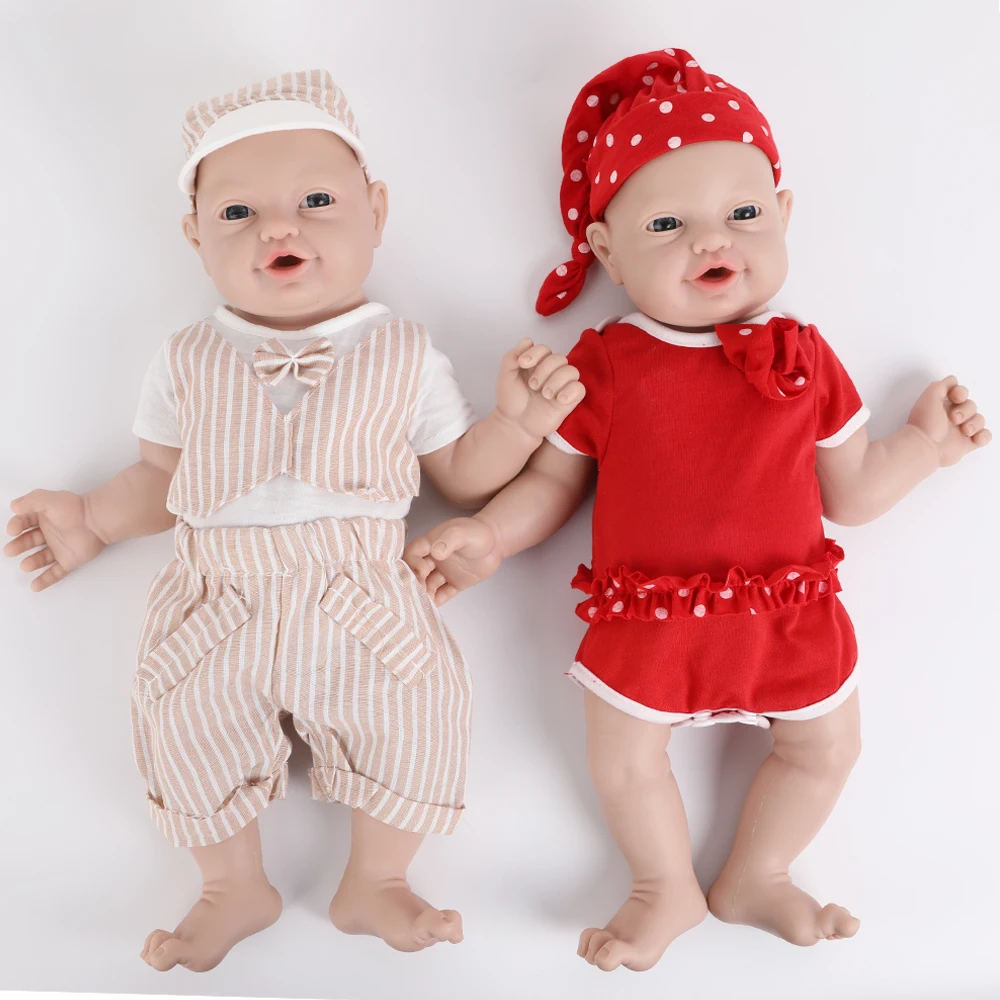 

IVITA WB1513 59cm 5210g Original Full Silicone Reborn Baby Dolls Eyes Opened Newborn Alive Laughing Babies Toys for Kids Gift