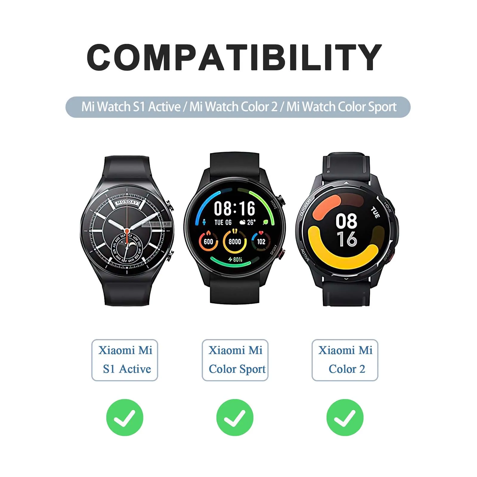 Picture 5: Replacement Charger Compatible with Xiaomi Color Sport/Color 2/S1 Active USB Smartwatch Charger Xiaomi Charging Dock