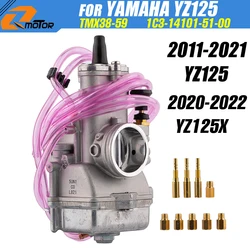 TMX38-59 Carburetor For Yamaha YZ125 2011-2021 YZ125X 2020-2022 Motocross Motorcycle Carb Oem 1C3-14101-51-00