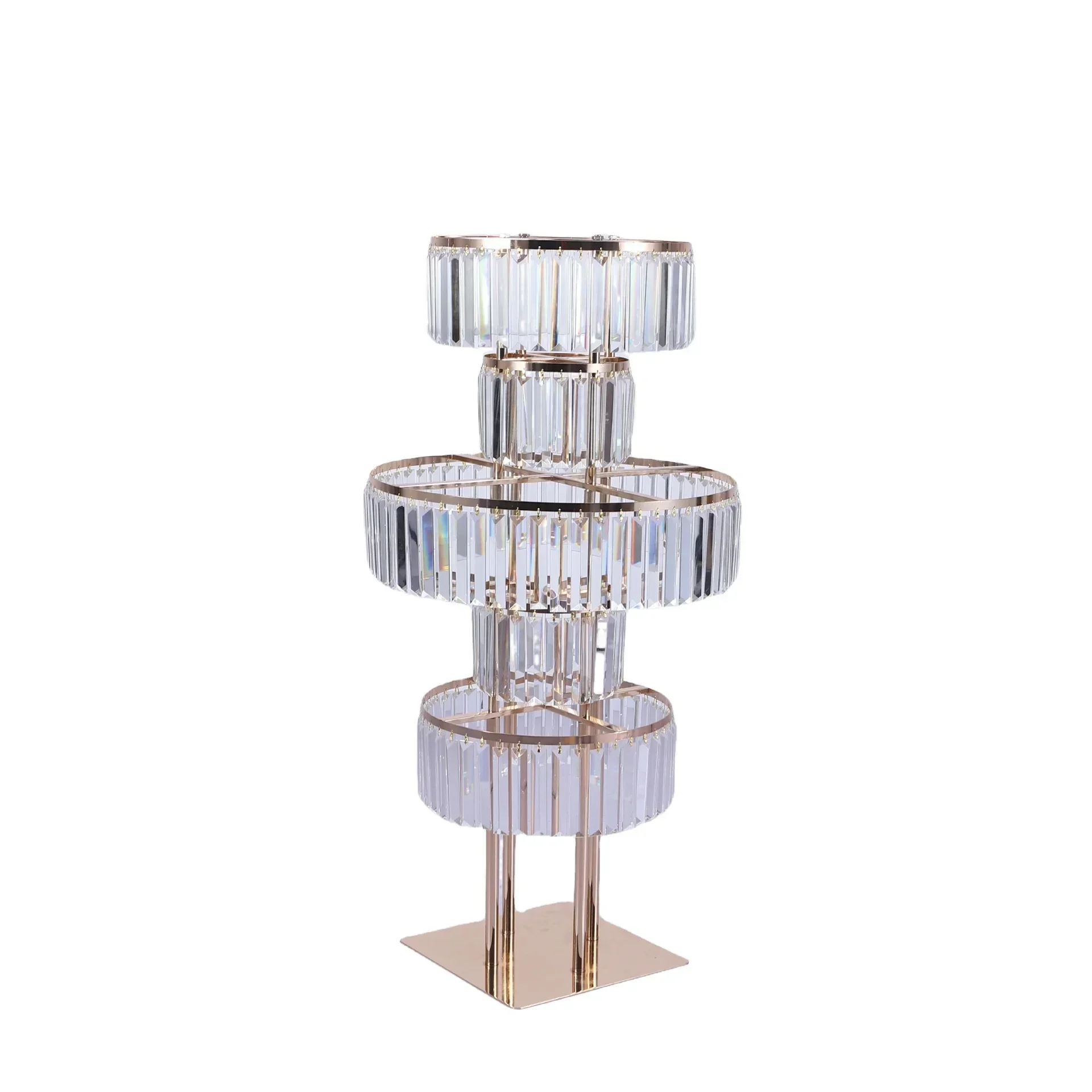 

luxury crystal acrylic decoration stand for Indoor wedding home decorations 2024 Hot Selling