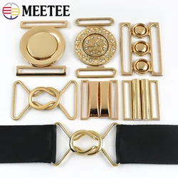 1/2/5Pcs Metal Belt Buckle Women Coat Decorative Clasp OverCoat Down Jacket Button Garment Hook Buckles Replacement Accessories