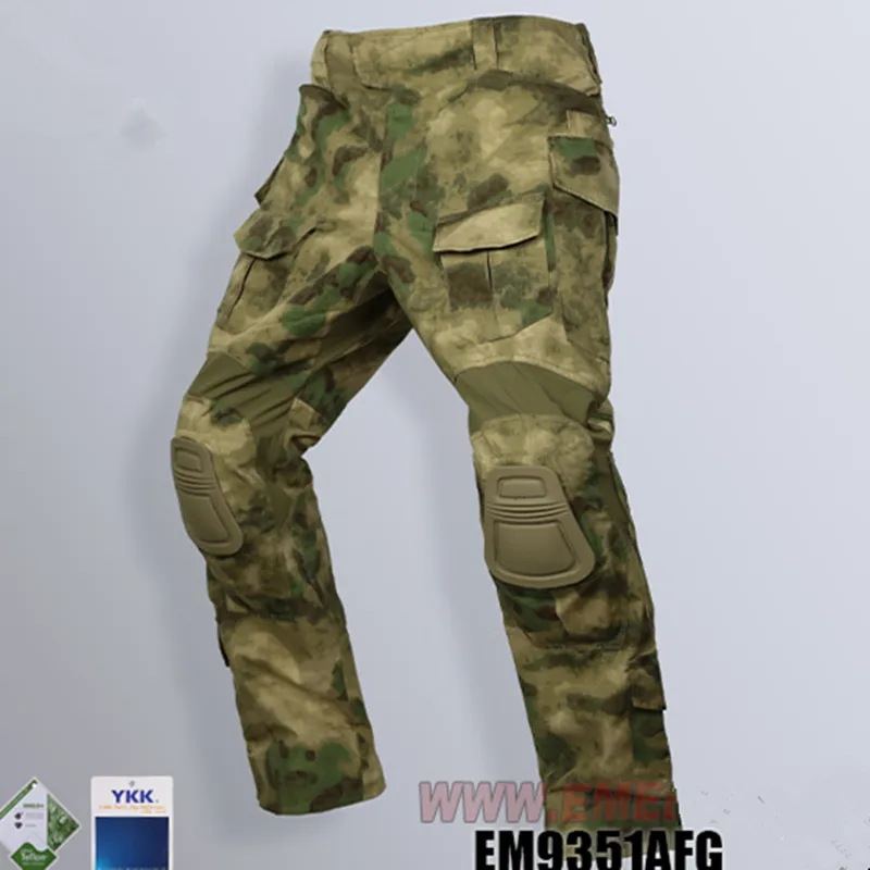 EMERSON G3 Combat Pants Airsoft Tactical Pants with Pad set ( AT