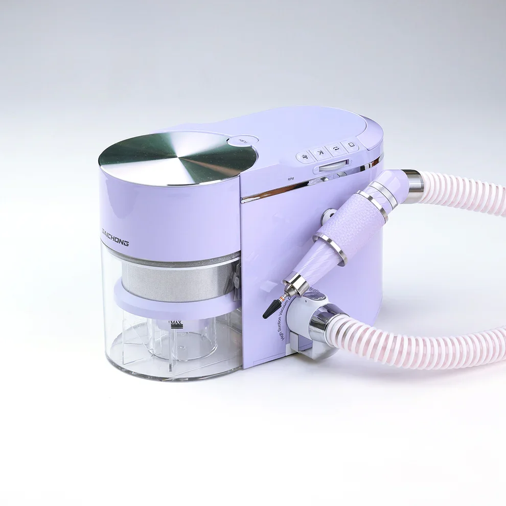 DAICHONG High Quality 2025 Nail Salon Equipment 240W Brushless Motor Nail Dust Collector Quiet No Noise Nail Supplies