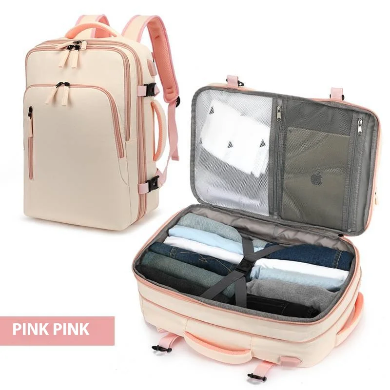 

40L women's and men's travel backpack, leisure travel backpack, large capacity all-in-one multifunctional laptop backpack