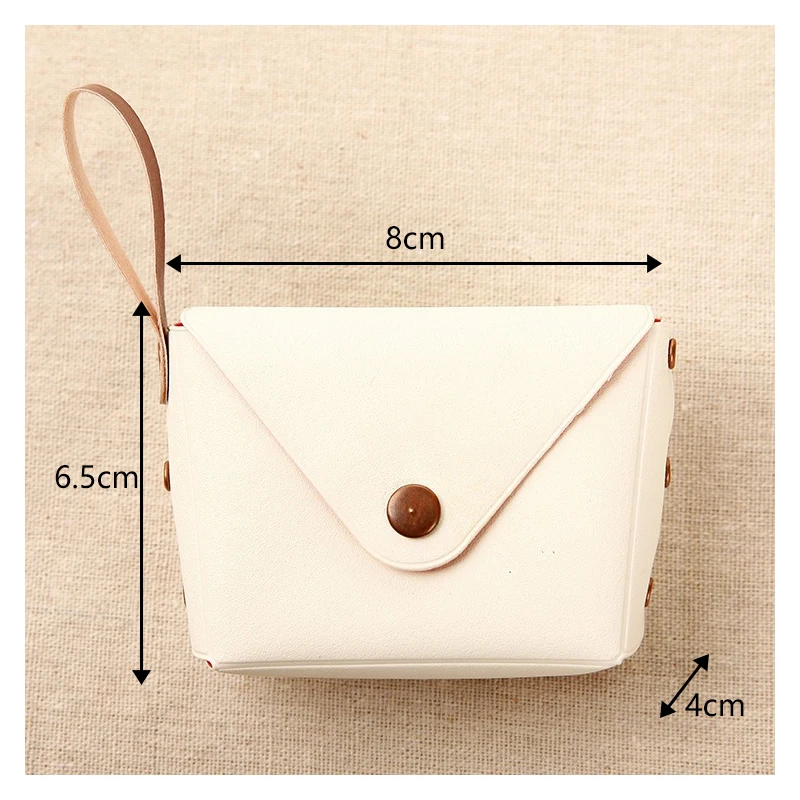 Cute Candy-colored Small Wallet for Coins, Key Bag, Key Holder - Creative Macaron Handbag