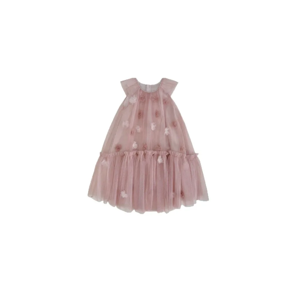 2026 Summer Girls Dress, Sling Mesh Tutu Princess Cami Dress for Little & Middle Toddler Baby Girls  for 90-150cm