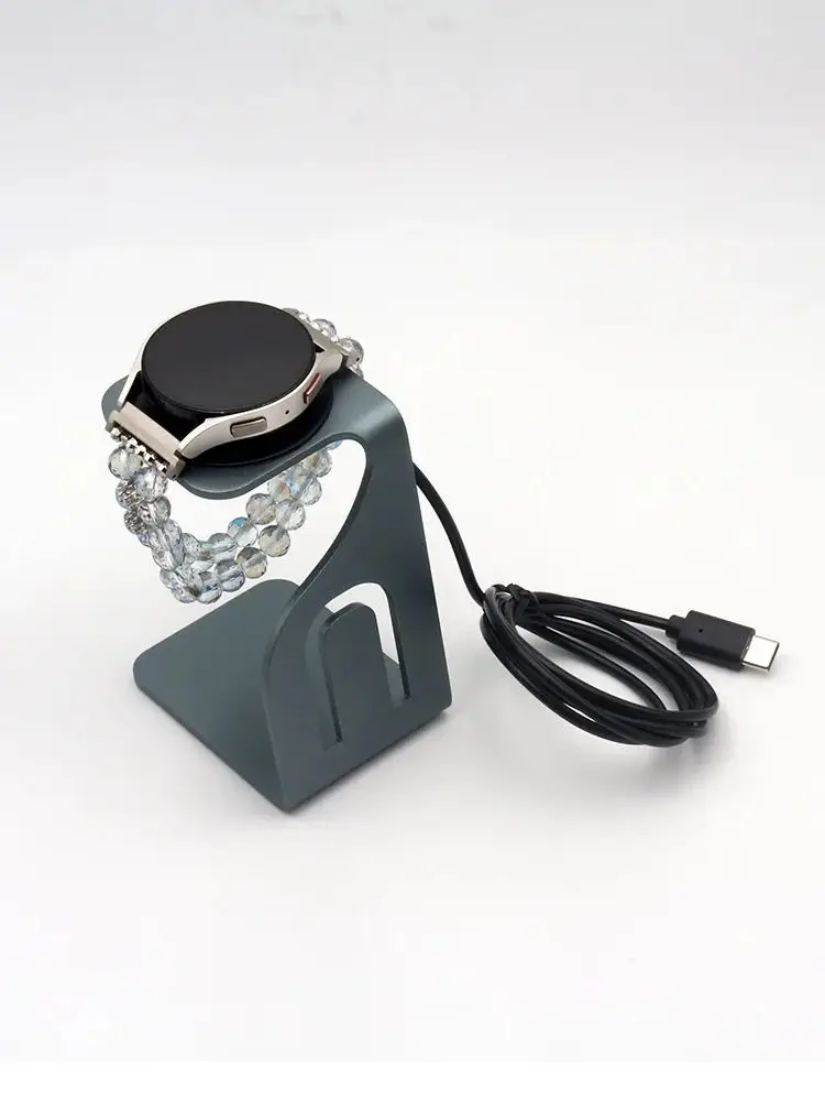 Stacja ładująca do Samsung Galaxy Watch 7 8/ Ultra/ 6 Classic/ 5/ 5 Pro, metalowa aluminiowa stacja ładująca z kablem magnetycznym USB-C — zdjęcie produktu 7