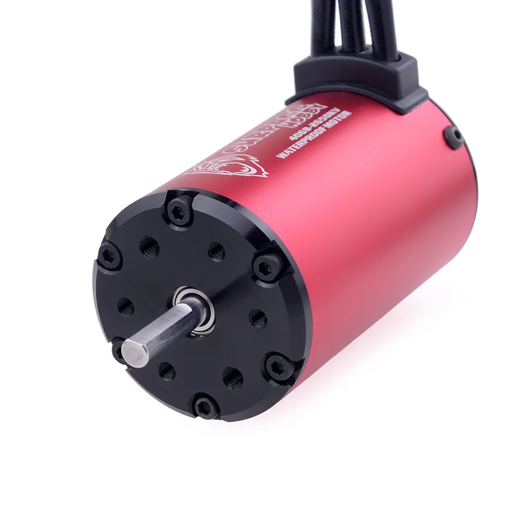 Surpass Hobby KK 4068/4076 Waterproof Brushless Motor 1700/2000/2250KV 5.0mm Shaft for RC 1/8 Drift Racing Off-road Climbing Car
