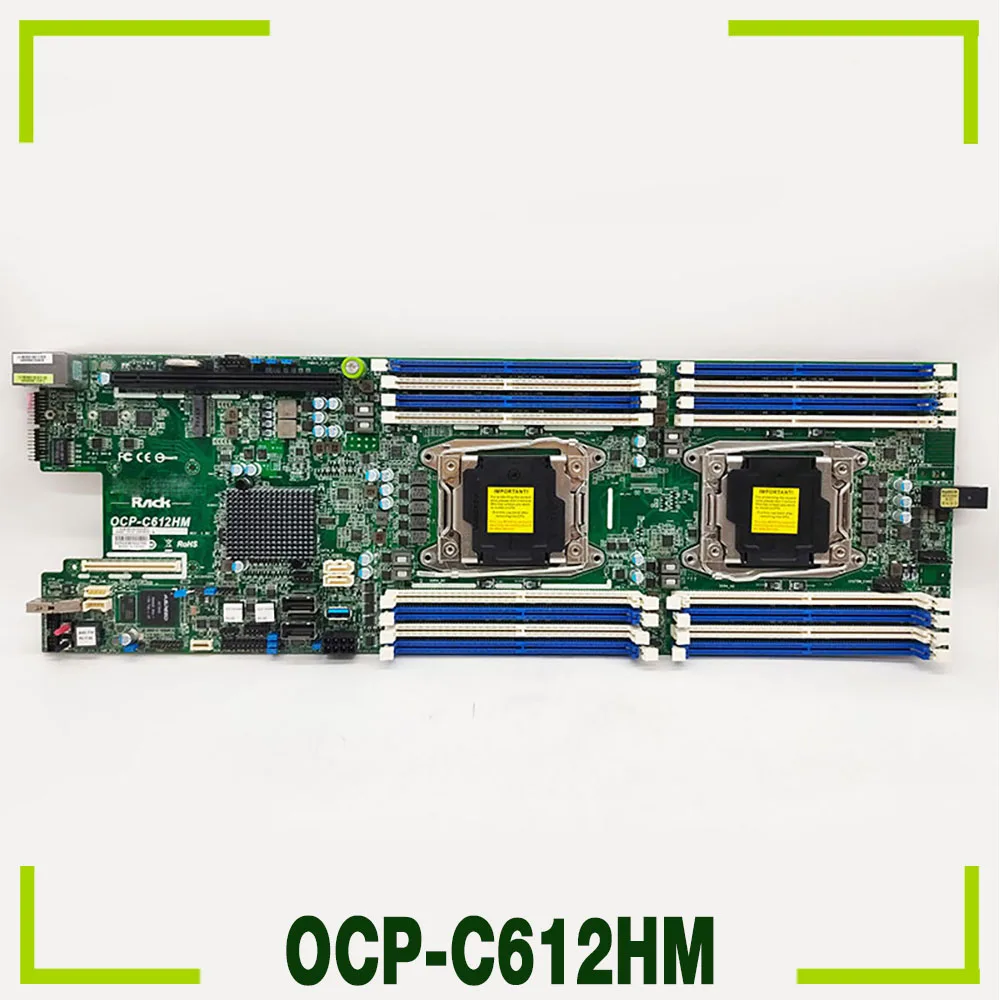 Server Motherboard OCP-C612HM For ASRock DDR4 2011 C612 Support E5-E2600 V3 V4