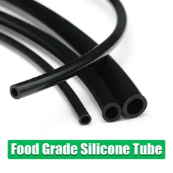 1M Black Food Grade Silicone Rubber Hose ID 0.5 1 2 3 4 5 6 7 8 9 10 12 14 16 18 20 25 mm Soft Flexible Silicone Tube Water Hose