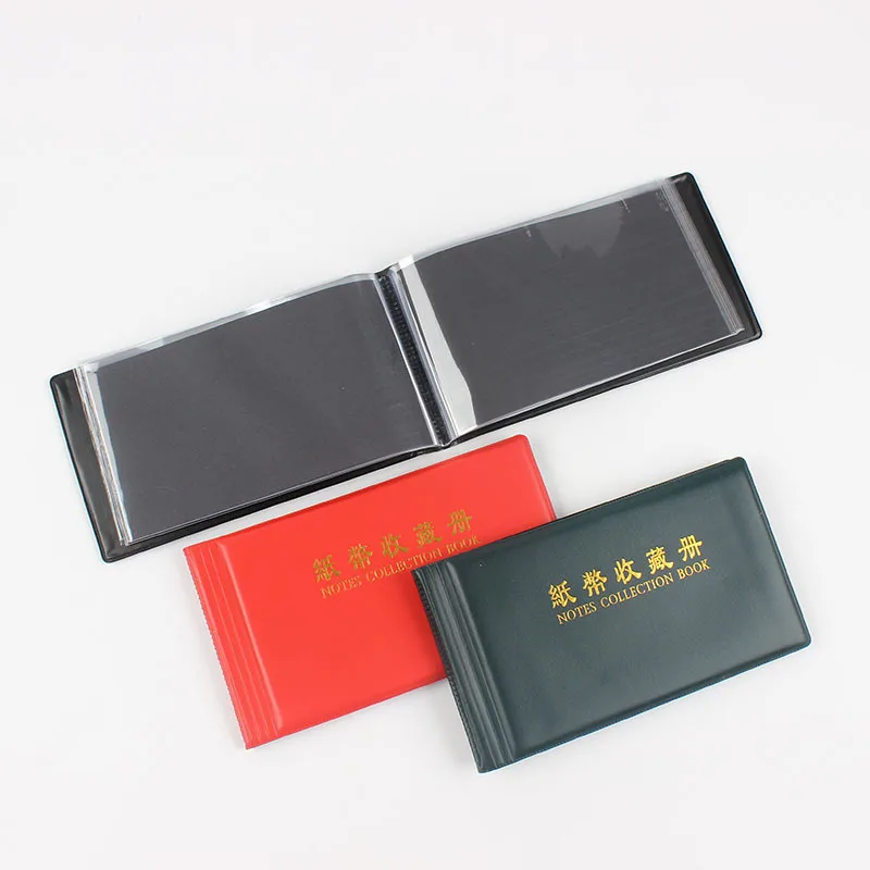 

20/30 Page Banknote Collection Display Album Banknote Collection Protective Bag Organiser for Banknote and Stamp Collection