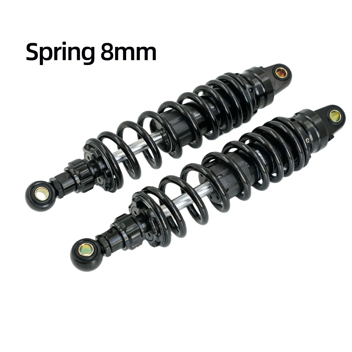 

8mm Spring 280mm 290mm 300mm 305mm 310mm 325mm 330mm 335mm Rear Shock for Super73/Sur-ron/Gray Stone 300/Honda Vagabond/TR300