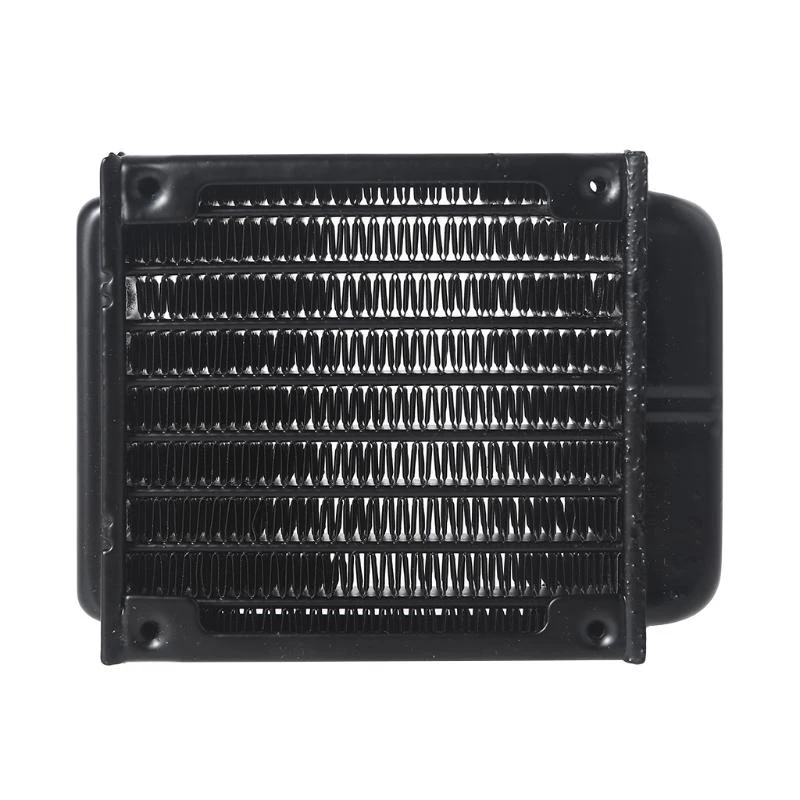 U55B Aluminum Radiator CPU Water Cooling Heat Exchanger with 1/4 inch Thread 10 Tubes