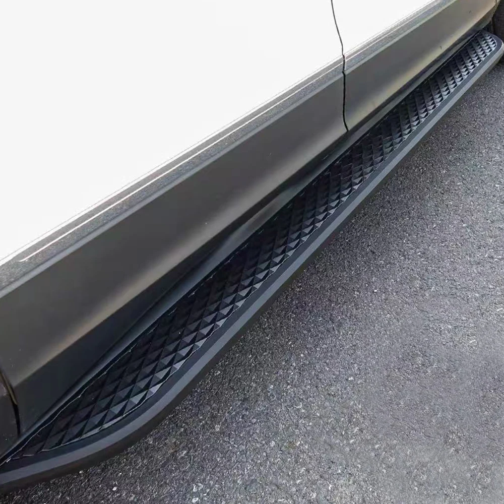 2 قطعة مناسبة لسيارة Ford Escape 2020-2025 لوحة تشغيل جانبية من الألومنيوم ملحقات السيارة (مع أقواس)