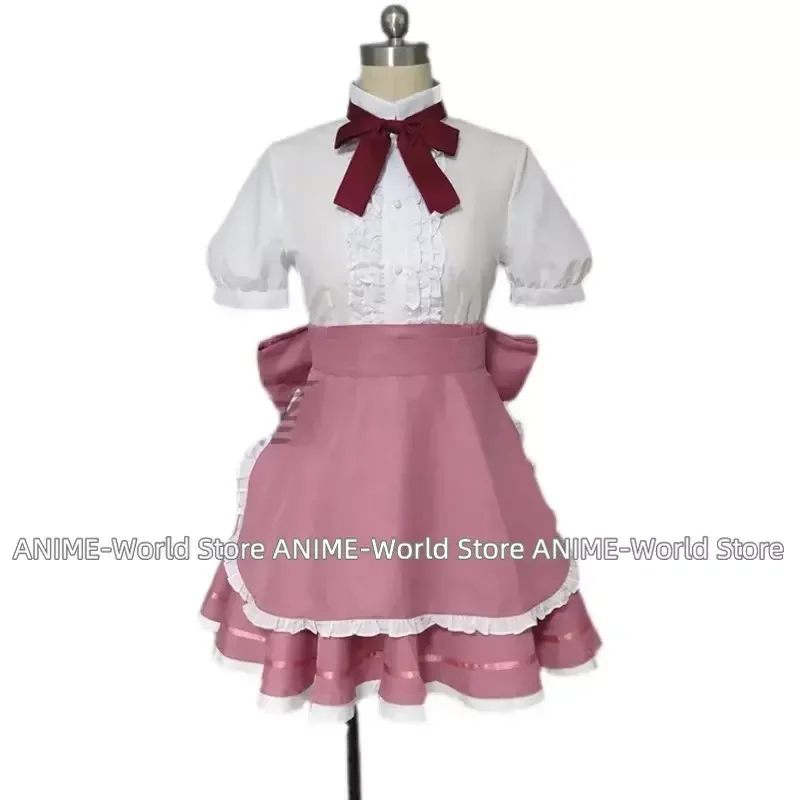 《Custom Made》Chobits Chii Cosplay Costume Maid Dress Sweet Lovely Halloween Party Role Play Outfit Dailydress Full Set Wig Shoes