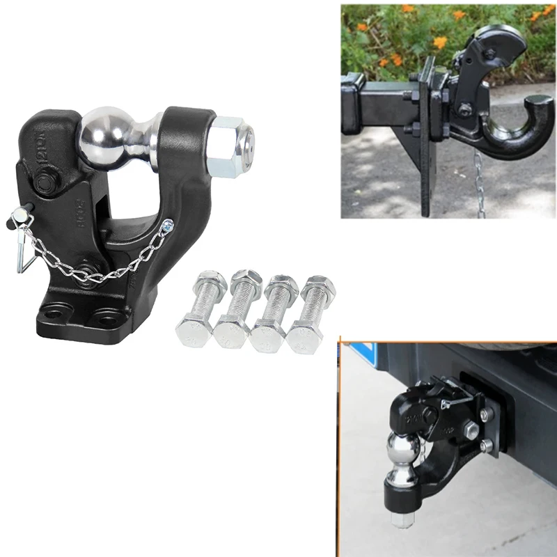 RV Accessories Off Road Towing  With 2 inch Ball Trailer Tiger Head Hook 15 Ton Rogue Hook Trailer