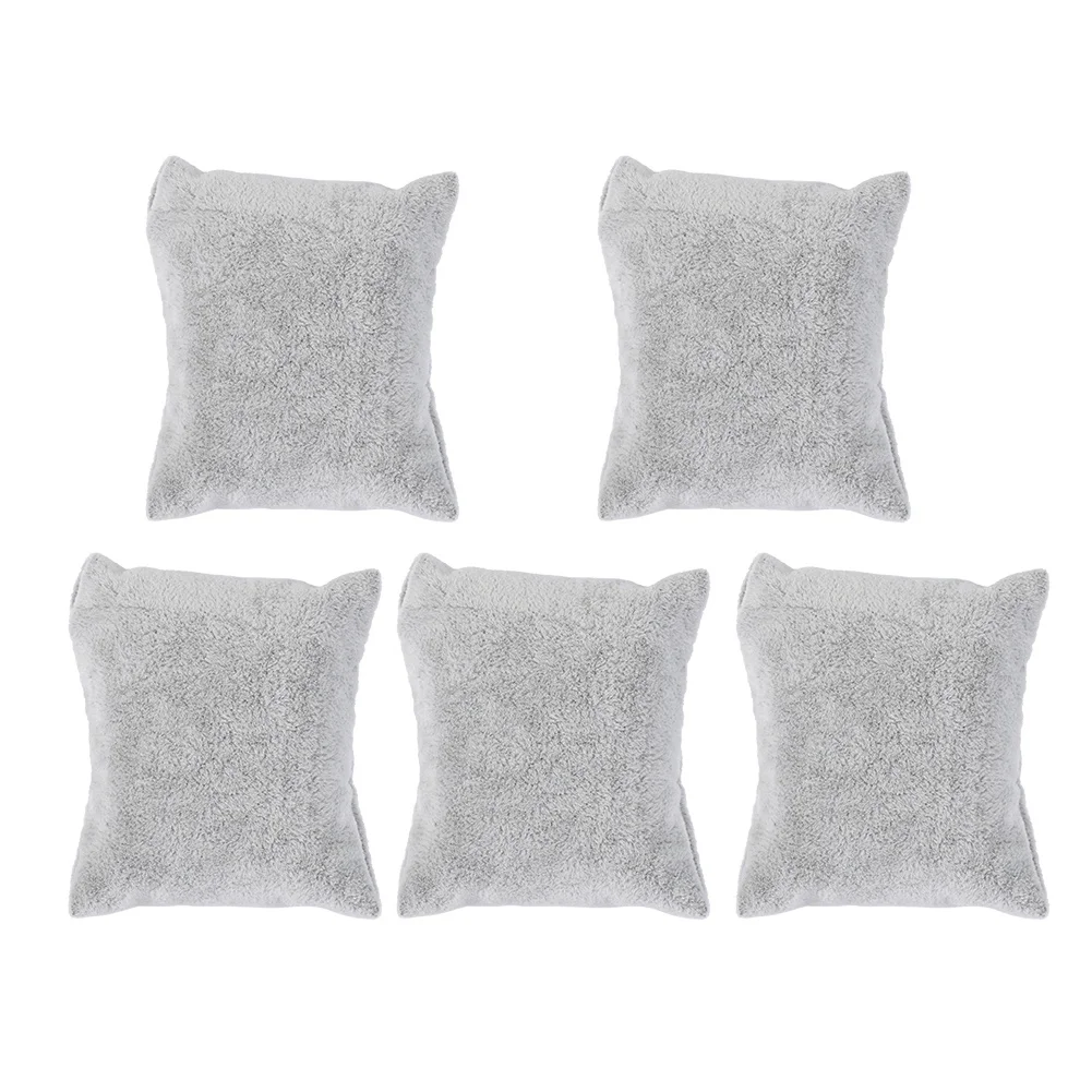Velvet Jewelry Display Pillow Watch Bangle Bracelet Stand Holder Storage Organizer