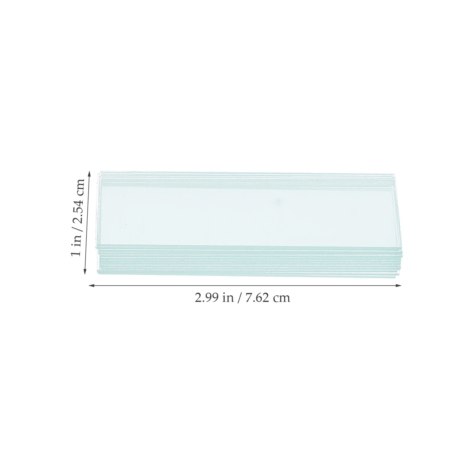 

100 Pcs Microscope Slides for Laboratory Supplies Biological Education Props