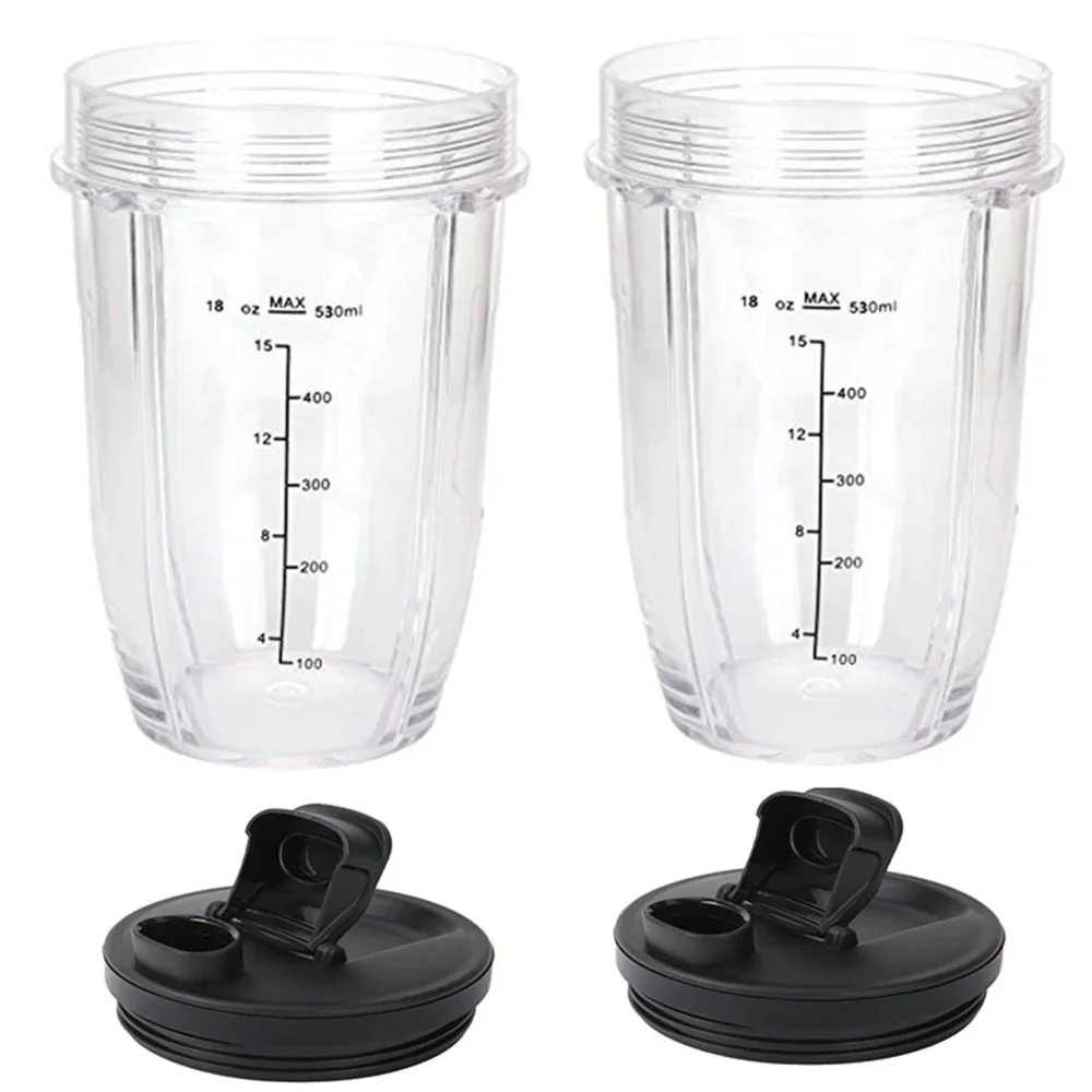 2PCS 18Oz Jar Cup W…