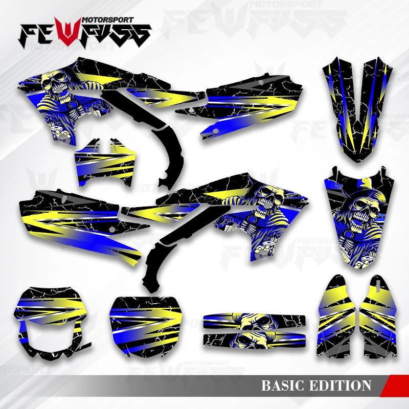 Наклейки и графические элементы Fewfuss для мотоциклов YAMAHA YZ450F YZ 450F YZF 450 18-22 YZ250F YZ 250F YZF 250 19-23