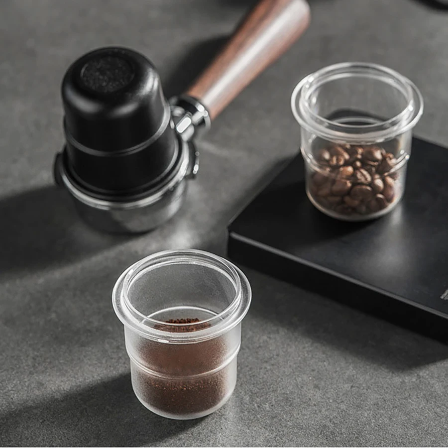 58MM Dosing Ring Brewing Bowls Coffee Sniffing Mug Powder Feeder Tank 304 stainless steel Coffee Tamper Espresso Cafe Accessory