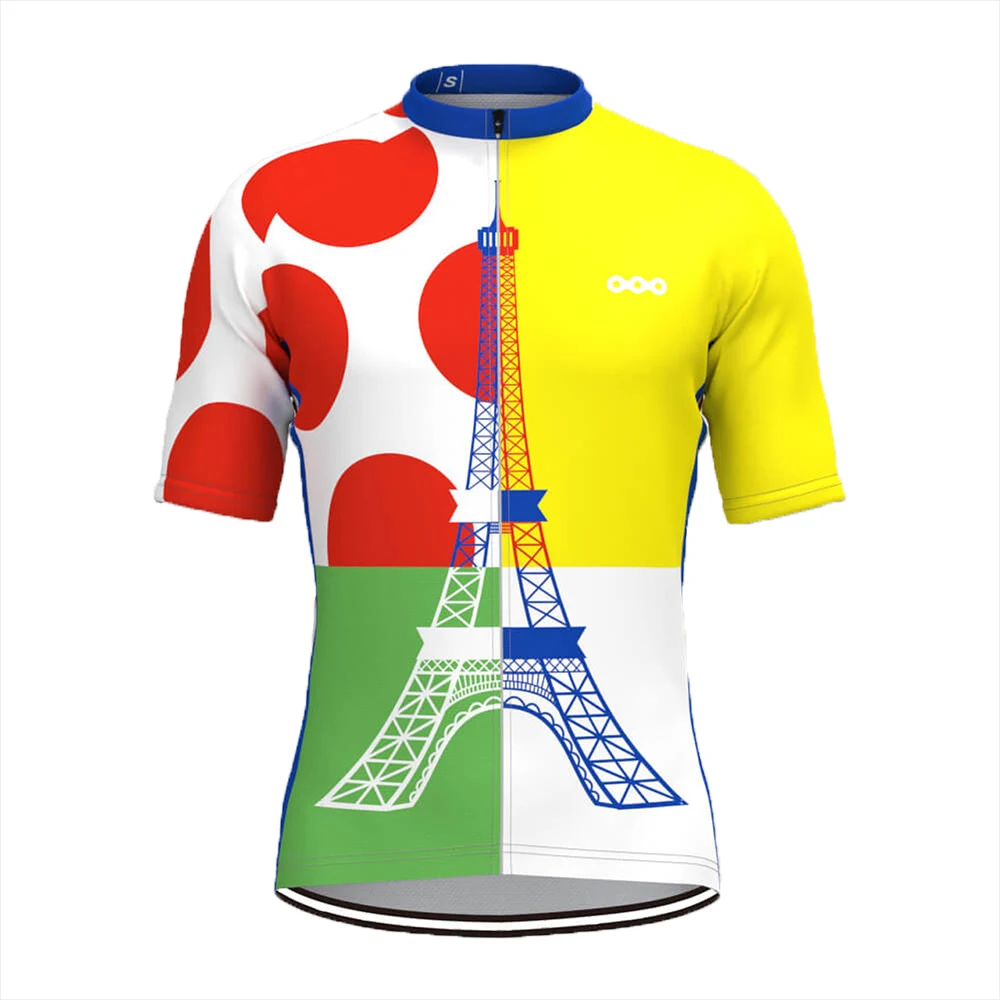 Heren zomer nieuwe fietsen lichtgewicht jerseys met korte mouwen Uv-bescherming fietsshirts sportkleding