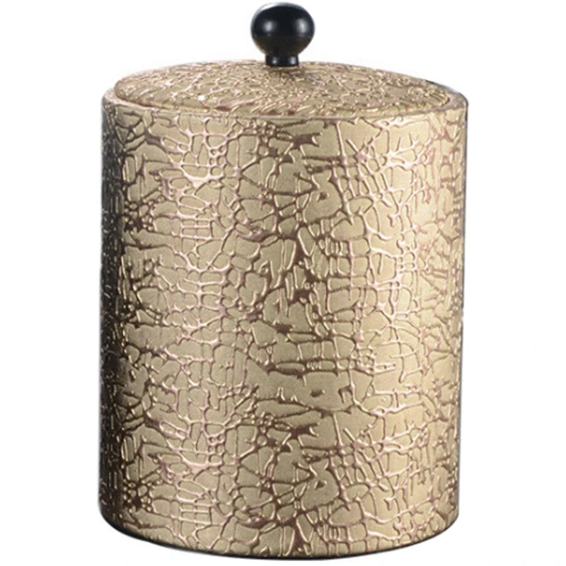 Ice bucket 1.3L Stainless Steel Ice Bucket Leather Ice Bucket European Style Wine Red Wine Bar KTV Supplies Champagne Bucket, A