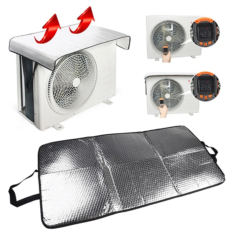 

Rainproof And Temperature Reducing Air Conditioning Cover, Waterproof, Sun Proof And Heat-insulating Top Protective Cover