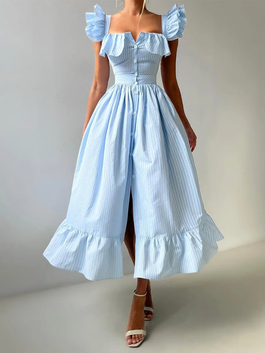 Thumbnail 3 - #77 Popular Womens Midi A-Line Dress Choices