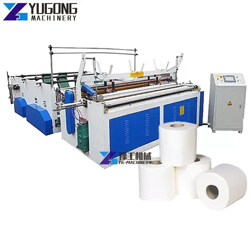 YUGONG Facial Machines Automated Small Scale Tissue Kitchen Toilet Sanitary Paper Making Machine for Making Toilet Paper Napkins