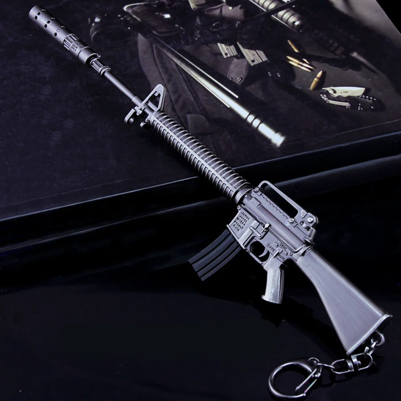 

22cm M16A4 Automatic Rifle United States Marine Corps Infantry Standard Equipment 1/6 Soldier Metal Gun Weapon Replica Miniature