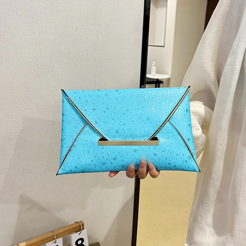 

Versatile Trendy Envelope New Personalized Handheld Fashionable Simple Western Style Women's Bag exquisite Atmosphere Concise